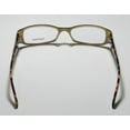 thumbnail image 5 of NEW VERA WANG V024 WOMENS/LADIES DESIGNER FULL-RIM SUEDE HORN / IVORY FRAME DEMO LENSES 50-16-130 SPRING HINGES EYEGLASSES/GLASSES, 5 of 9