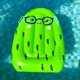 thumbnail image 5 of Flotadores de piscina con patrón de frutas con asa, flotadores de playa, equipo de práctica de natación FLhrweasw  Nuevo, 5 of 9