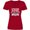 Red, variant on Inktastic Autism Awareness Autism Mom with Puzzle Ribbons Women's V-Neck T-Shirt