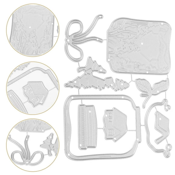 Raindrops  Embossing Folders for Card Making Scrapbooking Halloween Stencil Silver