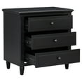 thumbnail image 6 of U_STYLE 28''painted Nightstand with 3 Drawers and Smooth Gliding Rails ,Simple Bedside Cabinet with Metal handle, Minimalist Sofa Side Table with rubber legs for Bedroom Sofa Couch Office, 6 of 9