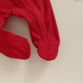thumbnail image 4 of Mameluco con patas Ayalinggo para bebé recién nacido rojo de 0 a 3 meses o más, 4 of 7