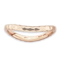 thumbnail image 1 of Bague Ondulée en Argent Sterling Stackable Expressions Rose Poli Taille 7, 1 of 3