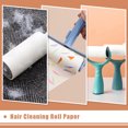 thumbnail image 2 of 8 Pcs Papier de Nettoyage Déchirable Rouleau de Papier Adhésif pour Enlever les Cheveux, 2 of 6
