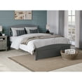 thumbnail image 2 of AFI Warren Solid Wood Queen Bed with Footboard in Gray, 2 of 4