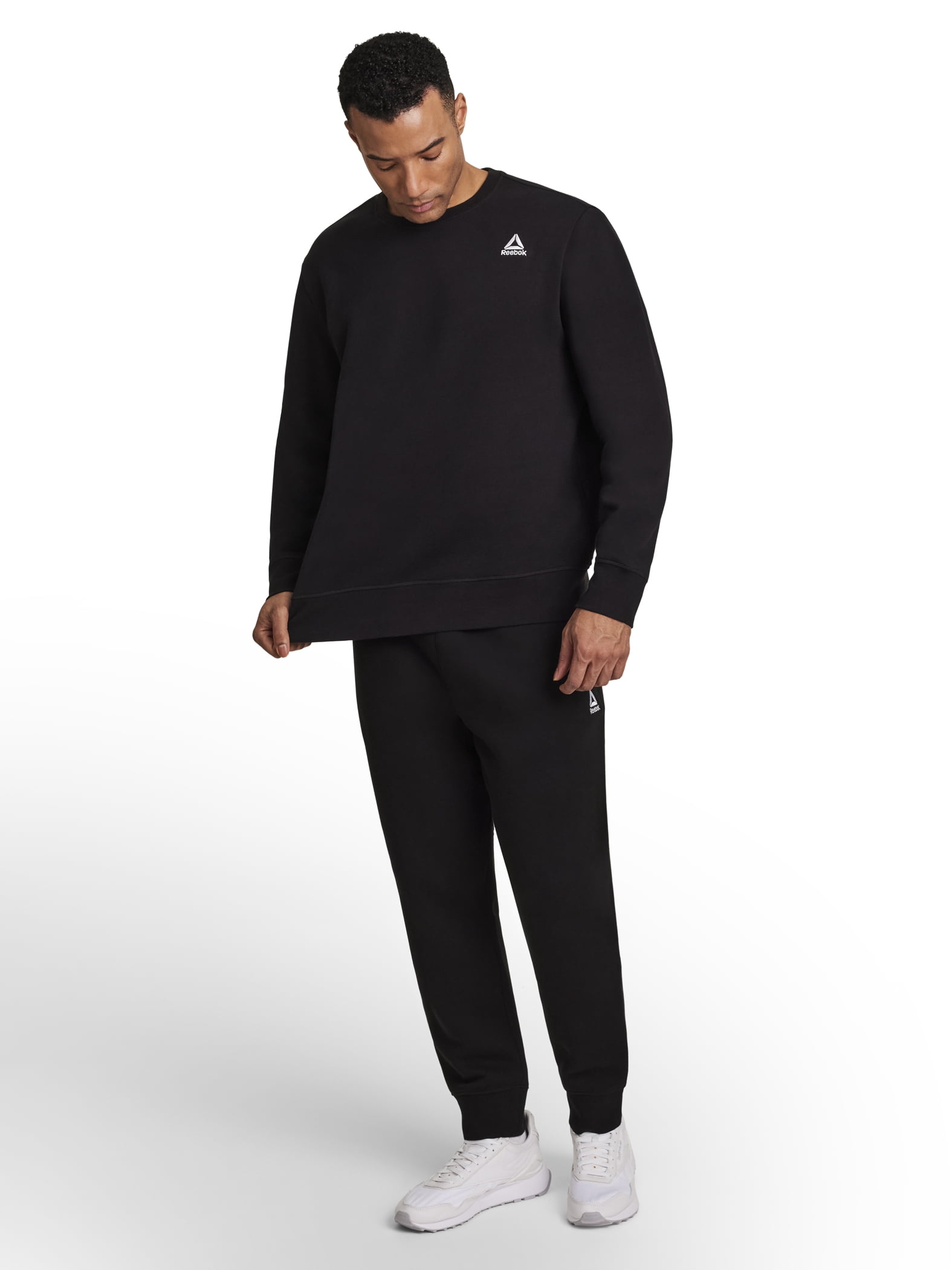 Reebok Men's and Big Men's Game Day Fleece Crewneck Sweatshirt, Sizes XS-5XL