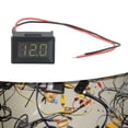 thumbnail image 3 of 0.36 Inch Led Digital 2-Line Dc Voltage Table Red Blue Green Dc4.5-30V Voltmeter Green, 3 of 10