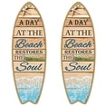 thumbnail image 1 of Tabla de surf para decoración SurfSlice 2Pzas 16x45cm Madera Tabla de Surf., 1 of 3