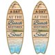 thumbnail image 1 of Tabla de surf para decoración SurfSlice 2Pzas 16x45cm Madera Tabla de Surf., 1 of 3