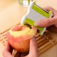 thumbnail image 3 of Kitchen Retractable Portable Two-Way Triple Flip Fruit & Vegetable Peeler Chopper Kitchen Tool, 3 of 7