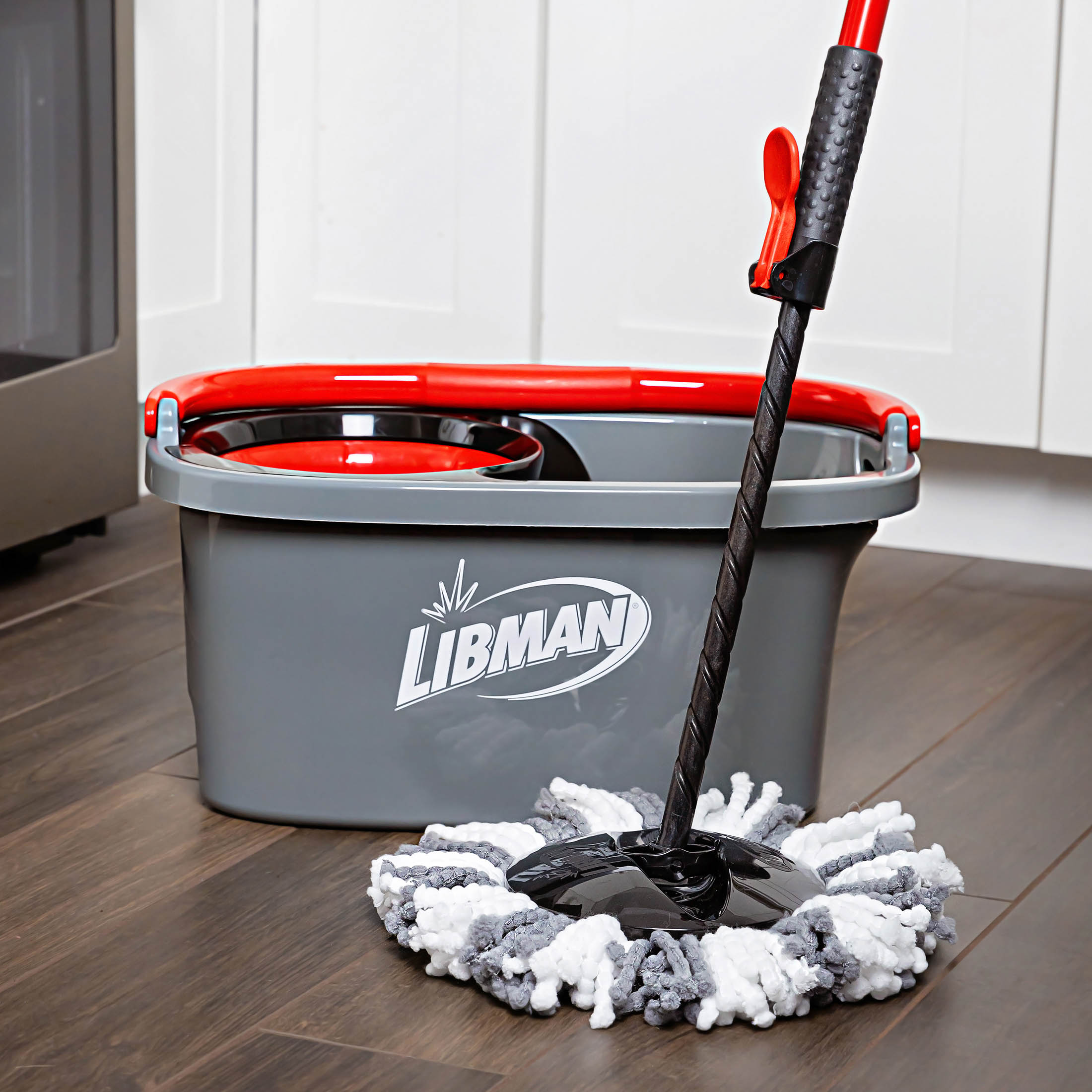 Libman Microfiber High Power Professional Spin Mop System photo 7