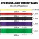 thumbnail image 2 of Set of 5 Pull Up Resistance Bands Assist Exercise Workout Band Set for Fitness Strength Weightlifting and Powerlifting- Stretch Mobility Assistance Ba, 2 of 5