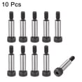 thumbnail image 3 of Uxcell Alloy Steel Socket Head Uxcell Shoulder Bolts 5/8" x1/4" Shoulder #10-24 Thread Thread 10 Pack, 3 of 5