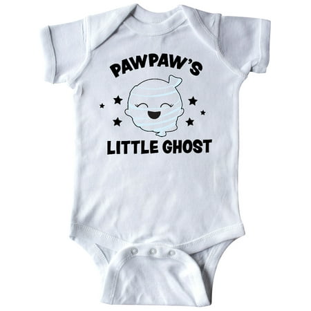 

Inktastic Cute Pawpaw s Little Ghost with Stars Gift Baby Girl Bodysuit