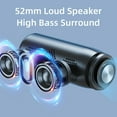 thumbnail image 7 of Aursear Portable Bluetooth Speaker with Deep Bass Basser,Outdoor Speakers Wireless Stereo Sound,IPX5 Waterproof,30H Playtime for Home Party-Camo, 7 of 7