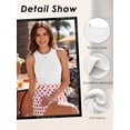 thumbnail image 3 of Anygrew 2 Pack Women's Summer Sleeveless Casual Camisole Shirt Slim Knit Ribbed Tank Tops, 3 of 5