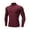 Wine, variant on BELTNOV Men's 1/4 Zip Mock Neck Athletic Compression Long Sleeve Shirt Quick-Dry Stretch Workout Base Layer Moisture Wicking Undershirt for Gym Running Blue