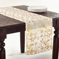 thumbnail image 2 of Saro Lifestyle Foil Print Design Table Runner, 2 of 5