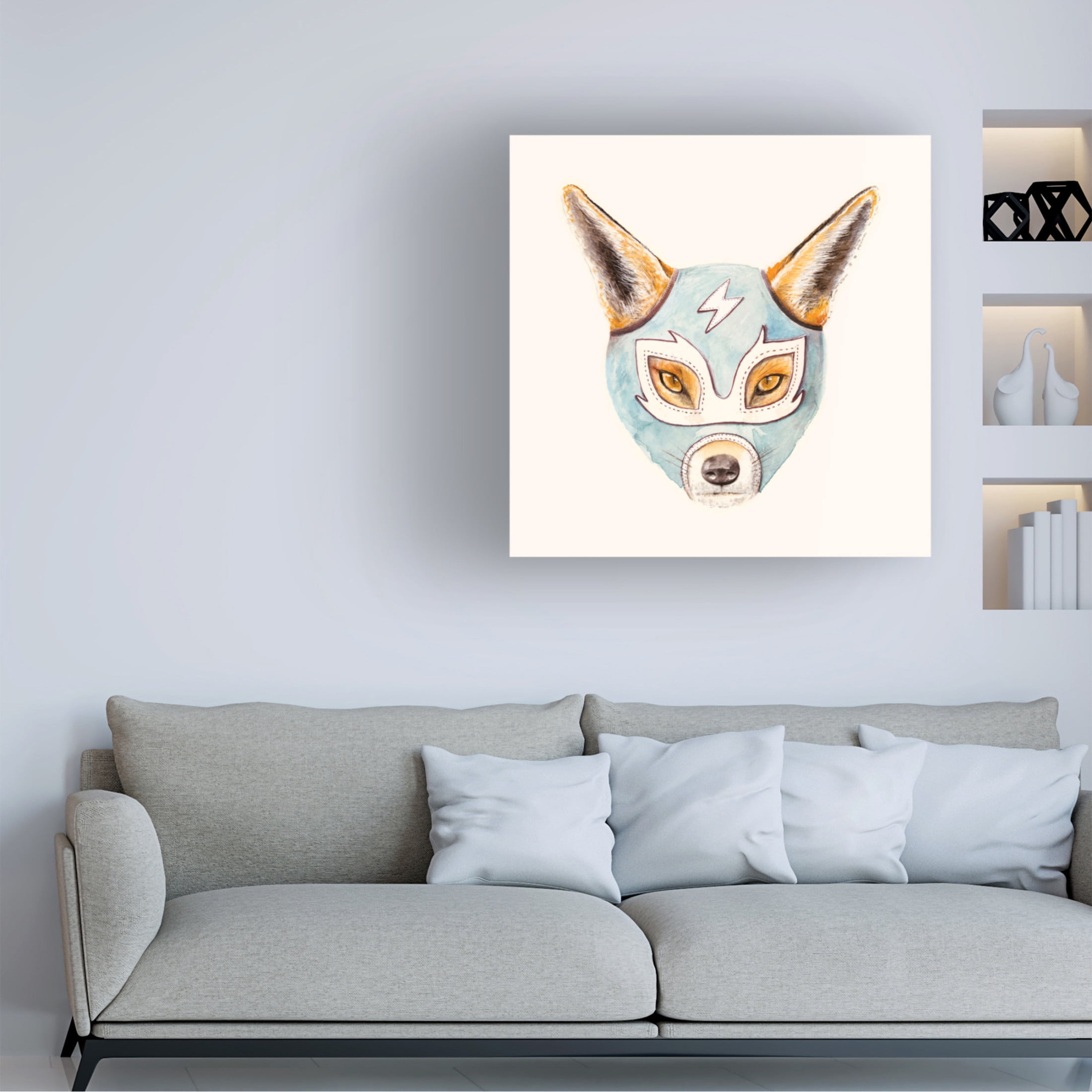 Trademark Fine Art Florent Bodart  Andrew Fox Wrestler Canvas Wall Art