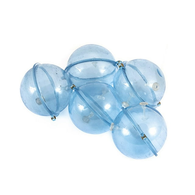 Toystoory 5 piezas flotabilidad de pesca bola de agua mar océano barco cebo boya burbuja portátil al aire libre equipo de aparejos de Pescar 40 mm