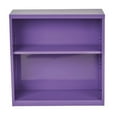 thumbnail image 2 of Scranton & Co 2 Shelf Metal Bookcase in Purple, 2 of 3
