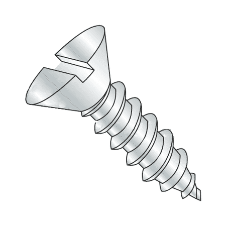 

#6-20 x 3/8 Type AB Self-Tapping Screws / Slotted / Flat Head / Steel / Zinc Plating (Quantity: 8500 pcs)