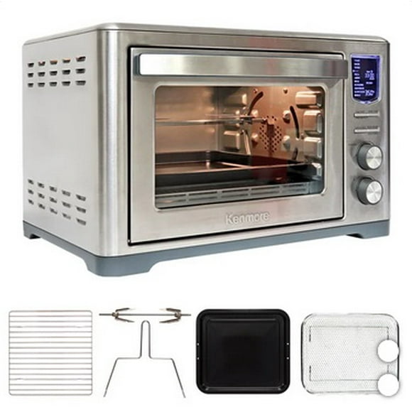 Kenmore 11- in-1 Digital Air Fryer Convection Toaster Oven with Rotisserie