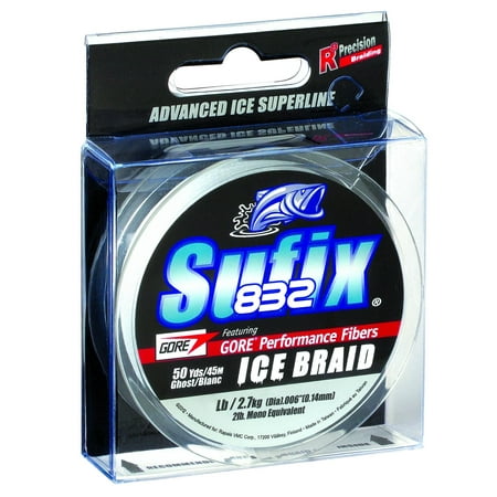 832 Ice Braid Fishing Lure Sufix - 4-Pound -