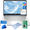 Blue, variant on HP 14 Laptop Thin & Light, Microsoft Office 365(one year), Intel Quad-Core Processor, 4GB Memory, 128GB Storage, Windows 11 Home (Green)