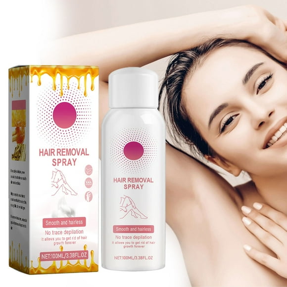 Hair Removal Savings! Bradem Hair Removal Spray Sensitive Hair Removal Hair Removal Spray for Face Leg Bikini Area Armpit Area Hair Removal for Men and Women 100Ml, 1*Hair Removal Spray