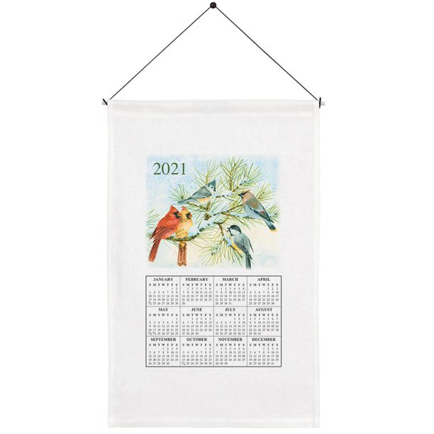 Songbirds Calendar Towel, 2022 - Walmart.com - Walmart.com