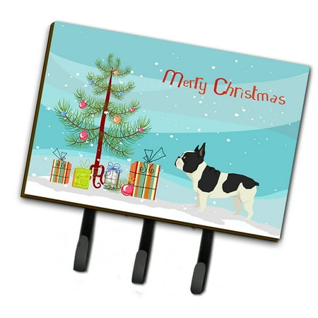 French Bulldog Christmas Tree Leash or Key Holder