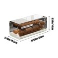 thumbnail image 4 of Xihbxyly Caja para Guardar Huevos, Organizador Automático con Ruedas, Dispensador de Huevos con Bandeja Transparente Apilable, Contenedor de Gran Capacidad de Dos Niveles, Ideal para Refrigerador y M, 4 of 7