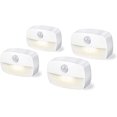 thumbnail image 1 of Juego de 4 lámparas de inducción inalámbricas, luces LED de noche para escaleras, pasillos, cocinas y dormitorios, luz blanca., 1 of 5