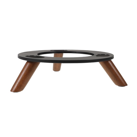 ETEREAUTY Solid Wood Desktop Speaker Stand with Adjustable Mount for Pc and Audio Equipment