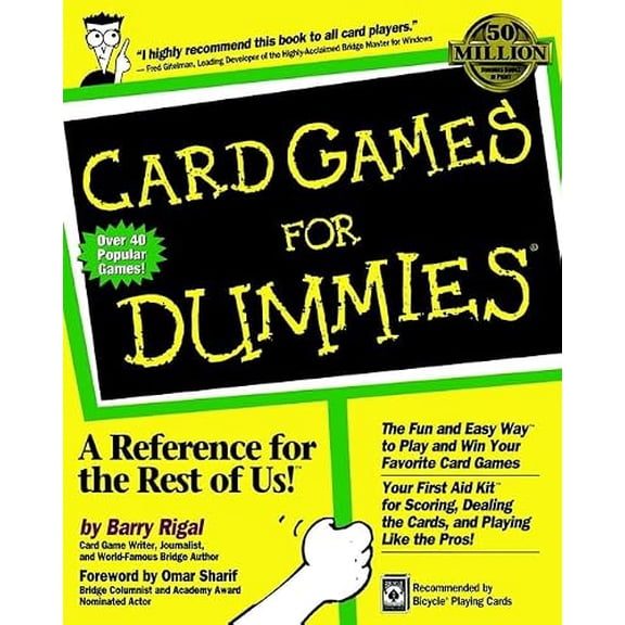 Pre-Owned Card Games for Dummies, 9780764550508, 0764550500, Paperback, 1 edition