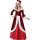 thumbnail image 3 of M-XXXL 2019 New Deluxe Velvet Christmas Santa Claus Suit Adult Mens Costume gloves + shawl+hat+clothes+belt+Foot cover+gloves, 3 of 3