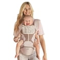 thumbnail image 1 of Mochila portabebé MOMTORY Pro 6 en 1 para recién nacidos y niños pequeños, rosa, 1 of 9