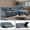Blue(89"L-Shaped), variant on Howcool Sectional Sleeper Sofa,L Shaped Chenille Convertible Sofa Bed 89" 3 Seater with Flip-Down Center Console & USB Charging Ports,Pull Out Couch for Living Room Apartment Office,Light Grey