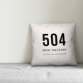 thumbnail image 3 of Creative Products New Orleans Coordinates 18x18 Indoor / Outdoor Pillow, 3 of 3