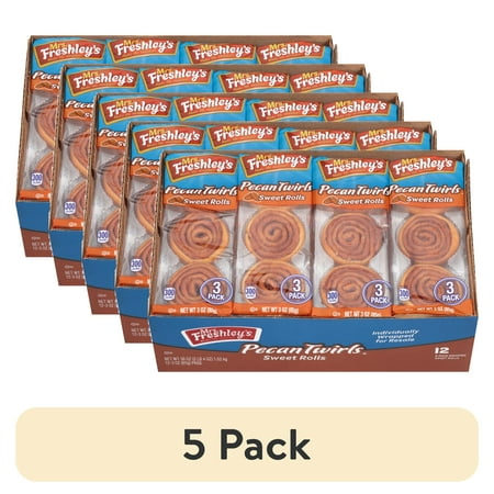 (5 pack) Mrs. Freshley s® Pecan Twirls® Sweet Rolls 12 ct Box