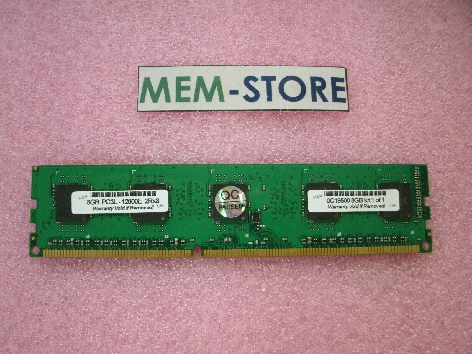 8GB DDR3L 1600MHz ECC UDIMM Kingston KTL-TS316ELV/8G Equivalent Desktop Memory (3rd Party) - image 1 of 1