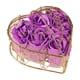 thumbnail image 2 of Cesta de hierro con rosas de jabón para San Valentín, decoración de ambiente, regalo, 6 adornos de flores de jabón, 2 of 6