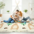 thumbnail image 3 of Sorbus Foldable Baby Play Mat, Kids Foam Mats for Floor with Travel Bag - Waterproof Foldable Play Mats for Babies, Infants, Toddlers, and Kids Playtime & Tummy Time - 78" x 70" x 0.4", 3 of 7