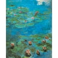 thumbnail image 2 of Monet, Claude 26x32 Black Ornate Wood Framed with Double Matting Museum Art Print Titled - Water-lilies 1920, 2 of 4