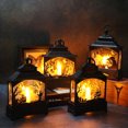 thumbnail image 3 of Creative Portable Vintage Witch Ghost Hand Castle Skull LED Lantern Simulation Flame Lamp Candle Lamp Bar Halloween Hanging Decor, 3 of 6