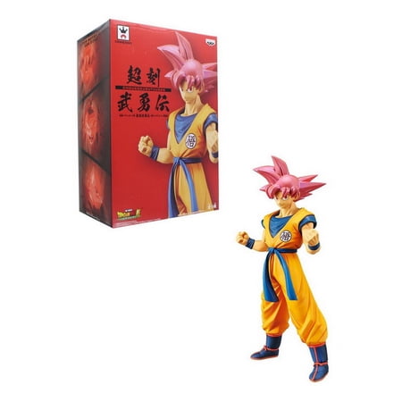 Dragon Ball Cyokoku Buyuden Collection Super Saiyan God Son Goku Collectible PVC Figure