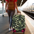 thumbnail image 3 of Stretch Luggage Cover XL(29-32in)– Elastic Travel Suitcase Protector with Handle Openings & Bottom Closure, Washable Polyester Spandex Suitcases Cover, Camouflage Print, 3 of 5