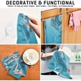 thumbnail image 7 of Dreamtimes Mermaid and Dolphins Kitchen Towels Set of 6 Dishcloths Hand Towels Tea Towels Ultra Absorbent for Cleaning Washing Drying Dishes Tableware 28'' x 18'', 7 of 7