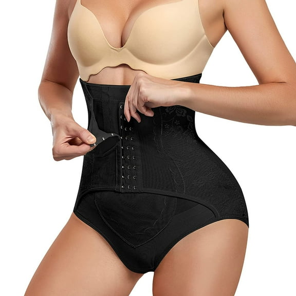 Lilvigor Tummy Shaper for Women Butt Lifter Shapewear High Waist Trainer Panties Body Shaper Corset Compression Underwear